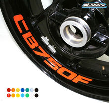 8 X CUSTOM INNER RIM DECALS WHEEL Reflective STICKERS STRIPES FIT HONDA CB 750F 2024 - buy cheap