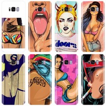 hot flirt sexy girl Cover Soft Silicone TPU Phone Case For Samsung Galaxy NOTE 8 9 S6EDGE S6 S7 S8 S9 S10 PLUS S10E 2024 - buy cheap