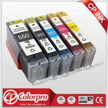 5PK (PBK+BK+C+M+Y) Compatible ink PGI550 CLI551 for canon PIXMA IP7250 MG5450 MX925 MG5550 IX6850 MX725 MG5650 MG6650 MG6350 2024 - buy cheap