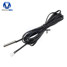 Cable de precisión de termistor para Arduino W1209 W1401, Sensor de temperatura impermeable NTC 10K 1% 3950, 5 uds., 2m 2024 - compra barato