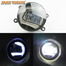 JAZZ Tigre 2-en-1 Funciones luz LED de conducción diurna lámpara LED antiniebla DE COCHE proyector de luz para Ford Focus 2 3 MK2 MK3 2009 - 2014 2024 - compra barato
