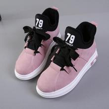 2018 Autumn Wedges Platform Sneakers Pink Women Casual Shoes Tenis Feminino Ladies Shoes Pu Leather Women Sneakers Basket Femme 2024 - buy cheap