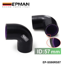 2.25" 57mm 90 Degree Elbow Coupler Silicone Hose Coolant Radiator Black For FORD MUSTANG GT/SVT V8 AT 97-04  EP-SS90RS57 2024 - buy cheap