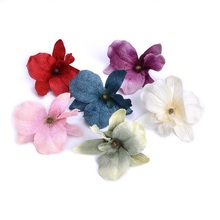 20pcs/lot 8cm Artificial Orchid Flower Heads For Wedding Home Decoration Orchis Cymbidium Scrapbooking Cheap Fake Silk Flowers 2024 - buy cheap