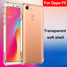 Luxury Shockproof Clear Soft Case Capa For Oppo F5 Phone Case Silicone Back Cover 6.0'' For Oppo F 5 OppoF5 Phone Shell 2024 - buy cheap
