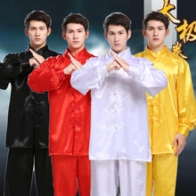 Unisex Wushu Clothing Martial Arts Faux Kung Fu Suit Men Tai Chi Uniform Taijiquan Costume Wing Chun Wushu Performance Clothing 2024 - buy cheap