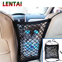 LENTAI 1PC Car storage net pocket Auto seat Phone bag For Toyota c-hr Kia sportage Peugeot 3008 Honda civic Hyundai tucson 2017 2024 - buy cheap