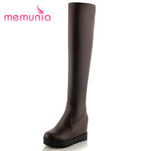 MEMUNIA 2020 new arrive over the knee boots for women fashion platform boots high heels round toe winter boots plus size 33-43 2024 - buy cheap