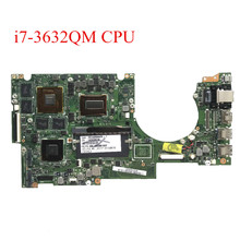 SZWXZY  Excellent For ASUS UX51VZA UX51VZ Laptop Motherboard I7-3632QM Or I7-3612HQ CPU 4GB RAM GT650 2GB 2024 - buy cheap