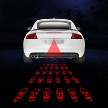 Universal LED Car Motorcycle Laser Fog Light Anti Collision Tail Lamp Auto Moto Braking Parking Signal Warning Lamps Car styling 2024 - buy cheap