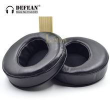 110mm Angle Genuine Leather Sheepskin Ear Pads Cushion Replacement for headphone 2024 - buy cheap