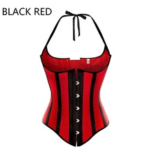 Caudatus Sexy Black and Red Corsets And Bustiers Stripe Underbust Corset Bustier Basque Corsets korsett for Women Sexy Lingerie 2024 - buy cheap