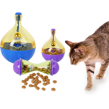 Creative Tumbler Cat Dog Treat Slow Food Ball Toy Pet Slow Feeding Dispenser Bowl Interactive Pet Play Toy IQ Smart Training 2024 - buy cheap
