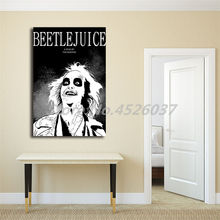 Leonardo silva beetlejuice hd papel de parede da arte da lona posters cópias pintura fotos para sala estar moderna decoração casa 2024 - compre barato