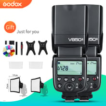 Godox-Batería de ion de litio inalámbrica V850II, 2,4G, GN60, cámara Flash Speedlite para cámaras Canon, Nikon, DSLR, Kit de regalo, 2 uds., envío gratuito por DHL 2024 - compra barato