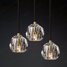 Modern Luxury K9 Crystal Pendant Lights Nordic Led Hanging Lamp for Living Room Kitchen Light Fixtures Gold Luminaire Home Decor 2024 - buy cheap