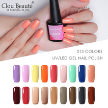 Clou Beaute 10ml Gel Polish Varnish UV Hybrid Long-Lasting Soak Off Primer White Coral Orange Manicure Nail Art Gel Nail Polish 2024 - buy cheap