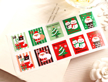 200pcs Paper Sticker New Christmas Label,Gift Package Sealing Stickers for Gift Cookie/Candy Package,X'mas Tree/Snowman 2024 - buy cheap