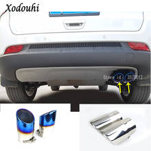 For Jeep Compass 2017 2018 2019 2020 Car Body Styling Muffler Exterior End Tip Tail Pipe Outlet Dedicate Stainless Steel Exhaust 2024 - buy cheap