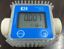 K24 turbo medidor de fluxo digital medidor de fluxo combustível diesel plomeria indicador de fluxo protable turbina medidor de fluxo caudalimetro sensor 2024 - compre barato