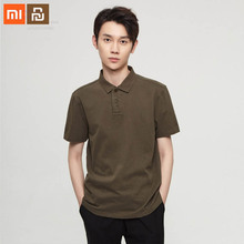 5 color original xiaomi youpin washed POLO shirt lapel short-sleeved shirt summer 100% cotton cotton sportswear smart home 2024 - buy cheap