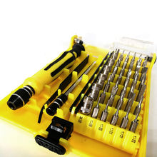 Conjunto de chave de fenda torx precisão 45 em 1, mini ferramentas magnéticas manuais, kit de chave de fenda, reparo de abertura, computador, ferramenta de telefone 2024 - compre barato