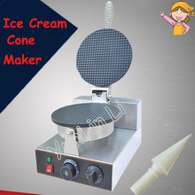 Máquina elétrica para fazer cones de sorvete, 110v/220v, preparador de waffle para cone de sorvete 2024 - compre barato