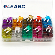 New mini 240pcs Auto Automotive Car Boat Truck Blade Fuse Box Assortment 3A 5A 7.5A 10A 15A 20A 25A 30A 35A 40A 2024 - buy cheap