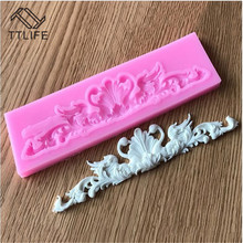 TTLIFE European Relief Silicone Mold Flower Embossed Fondant Cake Pastry Design Decorating Tools Chocolate Gumpaste Baking Mould 2024 - buy cheap