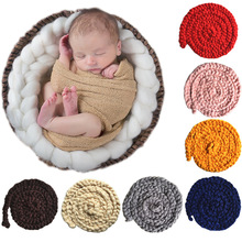 Fondo de fotografía para bebés, cesta larga de relleno acrílico trenzada, telón de fondo para Fotos de bebés, 3,4 M 2024 - compra barato