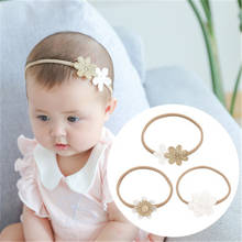Cute New White Flower Lace Children Headbands Elastic Hair Bands Girls Headwear Kids Accessories Baby Hairbands 2024 - buy cheap