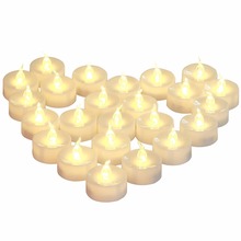 4 pieces Flickering Warm white light bougie anniversaire flameless velas led tealights kaarsen For Wedding Home Decoration 2024 - buy cheap