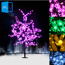 1,5 м 1,8 м LED Хрустальная вишня цветущее дерево огни Рождество Новый год Luminaria декоративное дерево лампа пейзаж наружное освещение 2024 - купить недорого