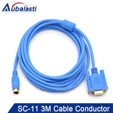 Cable de reparación de PLC Mitsubishi, Cable de comunicación de datos, serie FX, SC-11, puerto serie RS232, 3M, envío gratis 2024 - compra barato