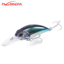 TSURINOYA 6cm 16g Fly Fishing Lure VMC Hook Fishing Hard Bait Crankbait Wobblers Artificial Bait For Sea Carp Fishing Pesca 2024 - buy cheap