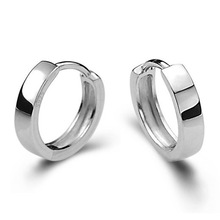 New Arrival 925 Sterling Silver Simple Design Stud Earrings For Women Men Wholesale Birthday Gift Jewelry Drop Shipping 2024 - buy cheap