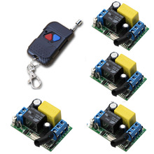 Interruptor com controle remoto sem fio 1ch, smart home ac220v, transmissor e receptor com relé, controle remoto para porta de luz, 315mhz