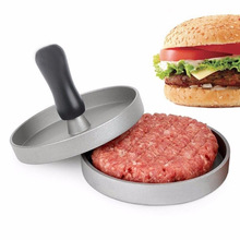 Prensa de hamburguesas redonda de aleación de aluminio, accesorios de cocina para hacer hamburguesas, 12 cm, 1 Juego 2024 - compra barato