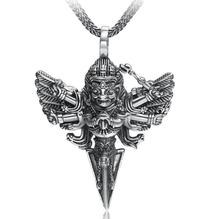 925 Sterling Silver Jewelry Retro God Male Pendant (FGL) 2024 - buy cheap