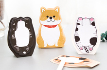 Cute cat dog Self-Adhesive Memo Pad Sticky Notes memo boards Bookmark School Office Supply papelaria 2024 - buy cheap