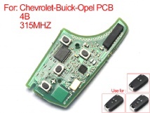 FREE SHIPPING  5pcs/lot   4 button Remote board 315MHZ For Ch@evrolet B@uick Opel PCB 2024 - buy cheap