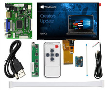 Pantalla LCD de 7 pulgadas Compatible con HDMI, pantalla táctil capacitiva con Monitor de placa controladora para Raspberry Pi Banana/Orange Pi 2024 - compra barato
