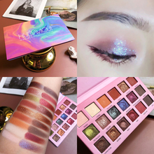 Paleta de sombras de ojos con 18 colores metalizados brillantes, paleta de sombras de ojos con brillo mate, paleta de maquillaje pigmentado, cosmética 2024 - compra barato