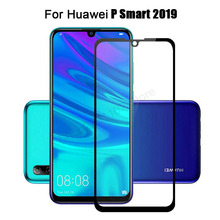 Vidrio protector para Huawei P smart plus 2019, cristal templado, psmart Huawei huawey huavei, protector de pantalla de cobertura completa, película 9h 2024 - compra barato