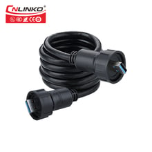 Cnlinko-baioneta circular à prova d'água ip67, conector usb 230 tipo a, cabo retrátil de plástico, 3.0 v 2024 - compre barato