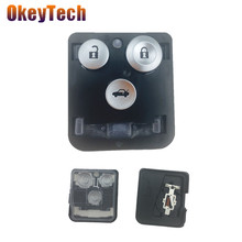 Okeytech capa de chave de reparo, substituição de 3 botões para chave de carro honda civic accord jazz crv hrv, acessórios para automóveis, capa de chave 2024 - compre barato
