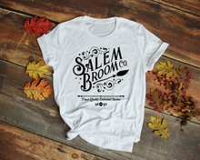 As Bruxas de Salem Vassoura Co T-Shirt do Dia Das Bruxas de Salem Graphic Tees slogan engraçado harajuku 90 tumblr s moda causal suave tops camisa goth 2024 - compre barato