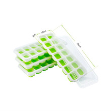 Food Grade Easy-Release Silicone and Flexible 14-Ice Trays with Spill-Resistant Removable Lid Ice Cube Trays 5pcs/pack 2024 - buy cheap