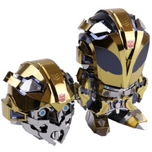 MMZ MODEL MU 3D Metal Puzzle bumblebee with 2 Head replaceable Model DIY 3D Laser Cut Assemble Jigsaw Toys GIFT For adult 2024 - buy cheap