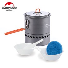 Naturehike Aluminum Alloy Heat Exchanger Rapid Boil Billy Can Outdoor Portable Heat Collecting Exchanger Pot 1.5L 2024 - buy cheap